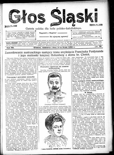 Glos Slaski, 2 July 1914 (Collection National Library Poland)