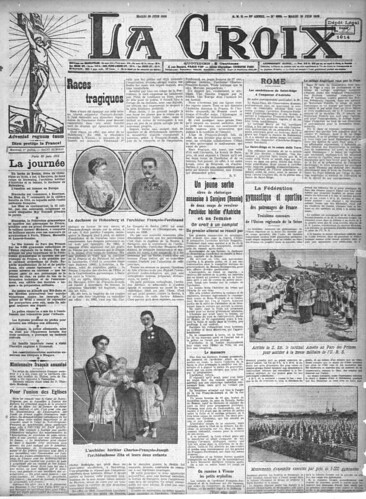 La Croix, 30 June 1914 (Collection National Library of France)
